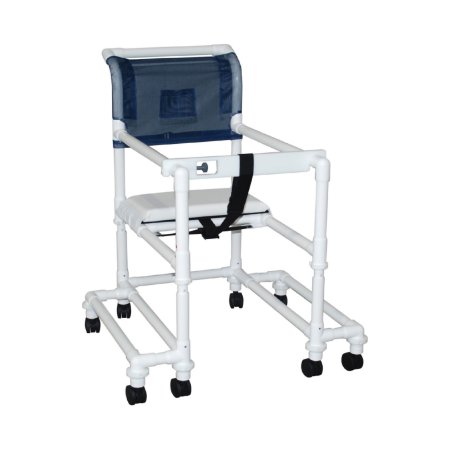 400 Series - Walker Chair Tall PVC Frame 300 lbs. Weight Capacity 22 to 29 Inch Seat Height - 418-OR-3TW-T-MV