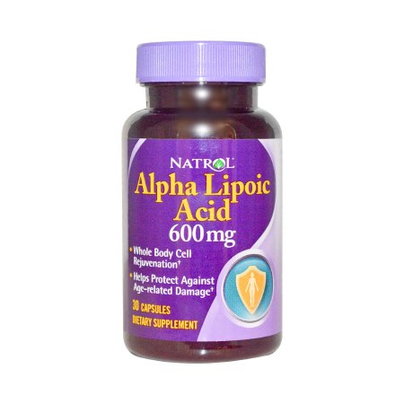 Natrol - Dietary Supplement Alpha Lipoic Acid 600 mg Strength Capsule 30 per Bottle - 04746904472