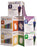 Fabrication Enterprises Val-u-Band Low Powder Exercise Resistance Band Set Peach / Orange / Lime / Blueberry / Plum 50 Yard X-Light to X-Heavy Resistance - 1581045