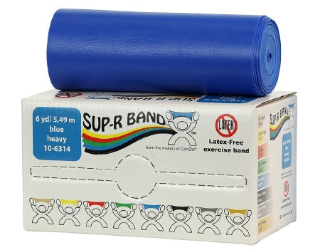 Fabrication Enterprises Sup-R Band Exercise Resistance Band Blue 6 Yard Heavy Resistance - 1612455