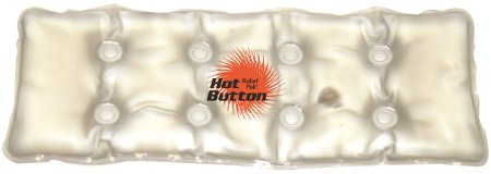 Relief Pak Hot Button - Instant Hot Pack General Purpose Standard Size Vinyl / Gel Reusable - 11-1026
