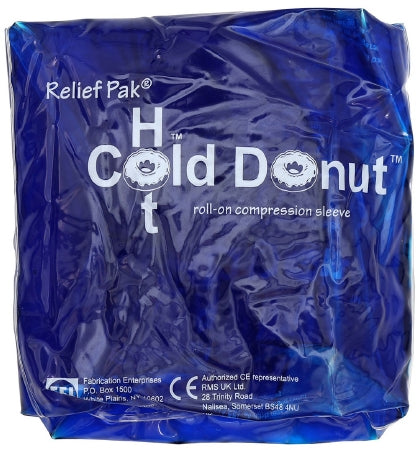 Fabrication Enterprises Relief Pak Cold n Hot Donut Hot / Cold Therapy Pack Small Reusable 2 X 6 X 6 Inch - 11-1531