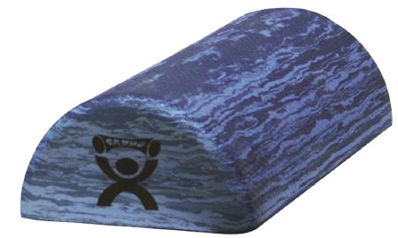CanDo Extra Firm - Half-Round Therapy Foam Roller Blue Foam 6 X 12 Inch - 30-2211