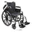 Graham-Field Traveler L4 Lightweight Wheelchair High Strength Desk Length Arm Flip Back Arm Style Mag Wheel Black 20 Inch Seat Width 250 lbs. Weight Capacity - 3F020330