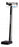 Health O Meter Health O Meter Plaform Scale w Height Rod Balance Beam 490 lbs. / 210 kg Black / White Mechanical - 402KLCW