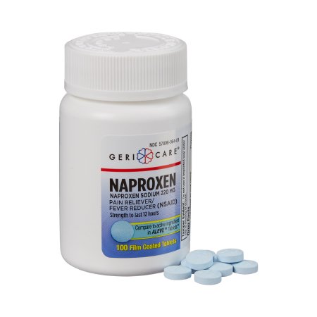 McKesson Brand - Pain Relief 220 mg Strength Naproxen Sodium Tablet 100 per Bottle - 951-01-HST