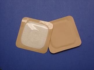 Austin Medical Products - Stoma Patch 3 X 3 Inch, With 1-1/2 Inch Hole - 838234000493