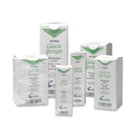 McKesson Brand - Gauze Sponge Cotton 8-Ply 2 X 2 Inch Square NonSterile - 40-28