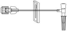 ICU Medical Extension Set 4 Inch Tubing DEHP-Free - B1270