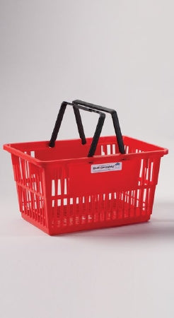 Health Care Logistics - Tote Basket Red Plastic 10 X 13-1/4 X 19-1/4 Inch - 4024R