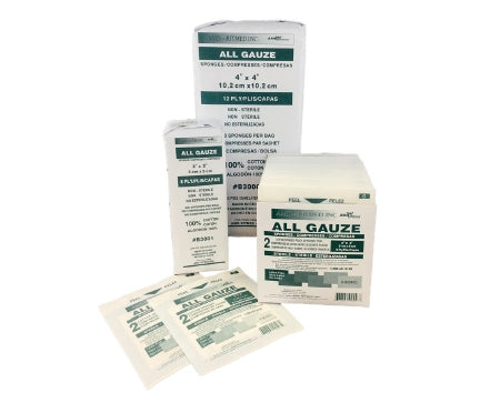 AMD Ritmed All Gauze Gauze Sponge Gauze 8-Ply 2 X 2 Inch Square NonSterile - B3001