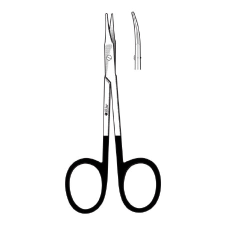 Supercut Sklarhone - Tenotomy Scissors Stevens 4-1/2 Inch Length OR Grade Stainless Steel NonSterile Finger Ring Handle Curved Sharp Tip / Sharp Tip - 15-1343