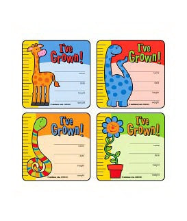 Medibadge Kids Love Stickers 90 Per Unit I'Ve Grown - Cute Animals Assorted Medical Sticker - M2200