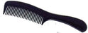 Donovan Industries Dawn Mist Comb 7 Inch Black Plastic - GC7