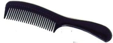 Donovan Industries Dawn Mist Comb 7 Inch Black Plastic - GC7