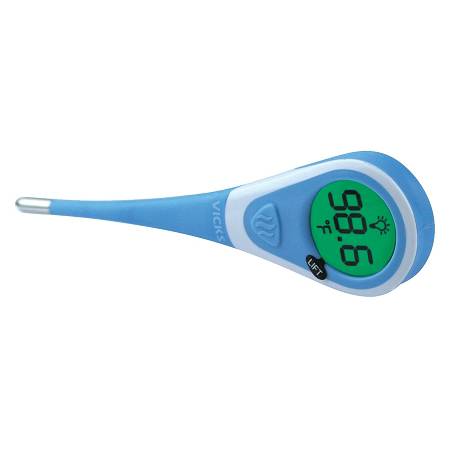 Kaz Inc Vicks ComfortFlex Digital Thermometer Vicks ComfortFlex Oral / Rectal / Axillary Probe Hand-Held - 32878550965