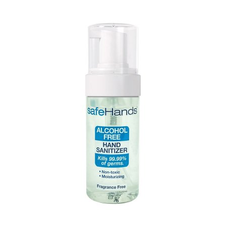safeHands - Alcohol-Free Hand Sanitizer 1.75 oz. BZK (Benzalkonium Chloride) Foaming Bottle - SHC-1.75-24