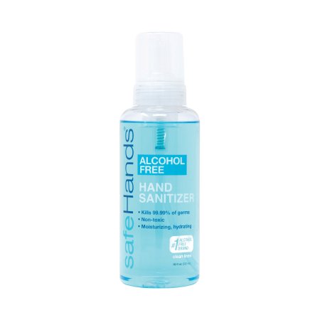 safeHands - Alcohol-Free Hand Sanitizer 18 oz. BZK (Benzalkonium Chloride) Foaming Bottle - SHC-18-4