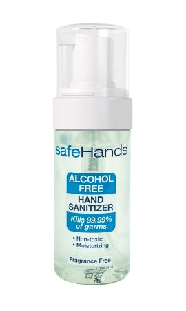 Safehands SafeHands Alcohol-Free Hand Sanitizer 1.75 oz. BZK (Benzalkonium Chloride) Foaming Bottle - SHC-1.75-24