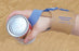Freedom Wrist-Trainer Gauntlet - Wrist Support AliSoft Material / Nylon Right Hand Blue / Tan Medium - 5720/NA/RM