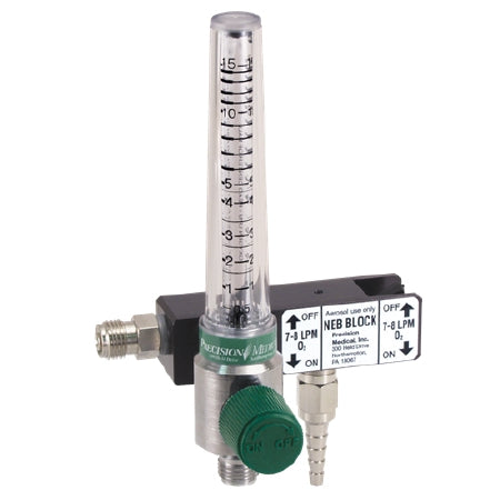 Precision Medical - Compact Flowmeter 7 to 8 LPM Increment - 8MFA6076