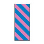 Key Surgical Key Surgical Blank Label Multipurpose Label Without Legend Blue / Pink 8-1/2 X 11 Inch - T-320-0211