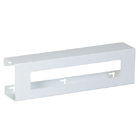 Clinton Industries Slimline Glove Box Holder Horizontal or Vertical Mount 2-Box White 4 X 5-1/2 X 20 Inch Powder Coated Metal - GW-2022