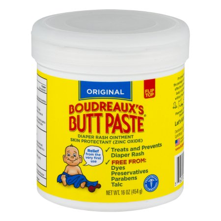 Boudreaux's Butt Paste - Diaper Rash Treatment 16 oz. Jar Scented Ointment - 62103033306