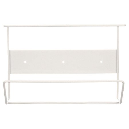 Grainger - Glove Box Holder Wall or Counter Mounted 1-Box Capacity White 3-1/2 X 7-1/4 X 11 Inch Coated Wire - 6GKY0