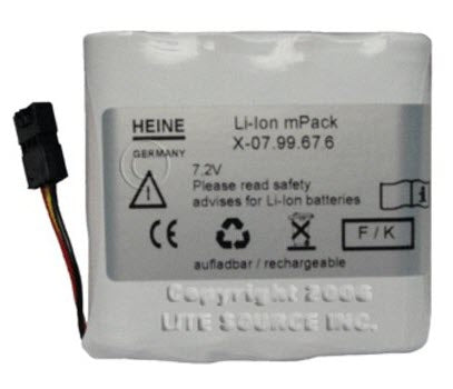 Heine USA HEINE Lithium Ion Battery Pack 7.2V Rechargeable 1 Pack - X-007.99.676