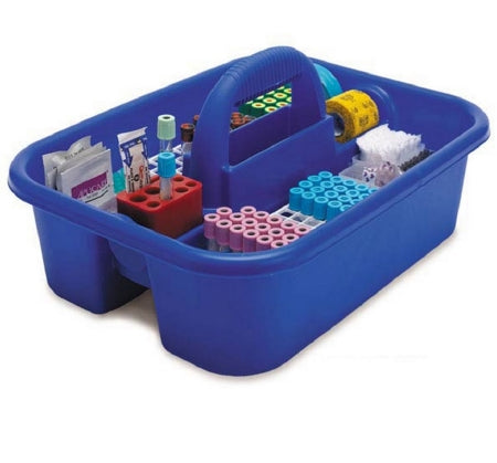 Market Lab Inc Phlebotomy Tote 7.5 X 13.5 X 18 Inch, Large, 10 to 12 lbs., With Bin Cups, Tube Racks - 10463