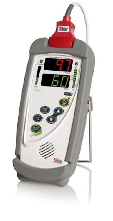 Rad-5 - Handheld Pulse Oximeter Battery Operated Audible and Visual Alarm - 9196