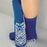Pillow Paws Your Way - Slipper Socks One Size Fits Most Teal Mid-Calf - 7126