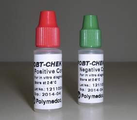Polymedco Cancer Diagnostic FOBT-Chek Control IFOBT Positive / Negative Level 1 X 1 mL - FBT-POC