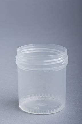 Nalge Nunc International Samco Wide-Mouth Bio-Tite Specimen Container with Temperature Strip 53 mm Opening Polypropylene Patient Information Screw Cap 90 mL (3 oz.) NonSterile - 02 1106