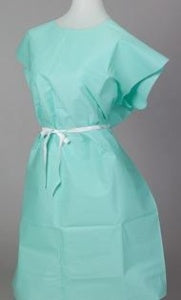 Tidi Products Choice Patient Exam Gown Adult Teal - 910510