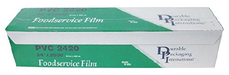 Durable Inc Food Wrap Film 24 Inch X 2000 Foot - PVC2420