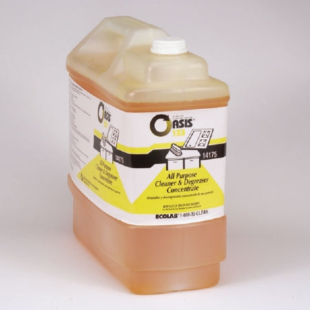 Ecolab Oasis 133 Surface Cleaner / Degreaser Liquid Concentrate 2.5 gal. Jug Citrus Scent - 6114175