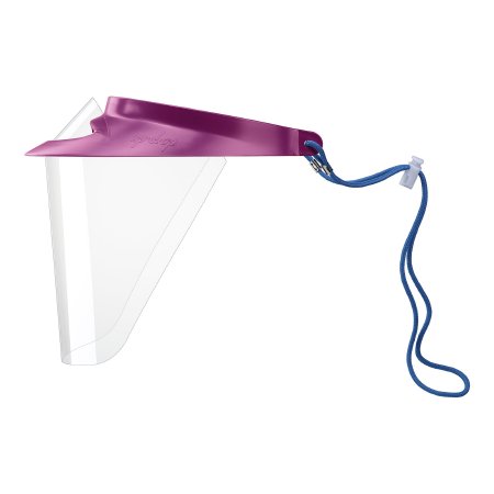 Polysoft - Face Shield Kit One Size Fits Most Full Length Anti-fog Reusable NonSterile - 206PV-BR
