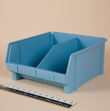 Health Care Logistics Friendly Storage Bin Light Blue Plastic 5 X 8-5/8 X 9-1/4 Inch - 5365B