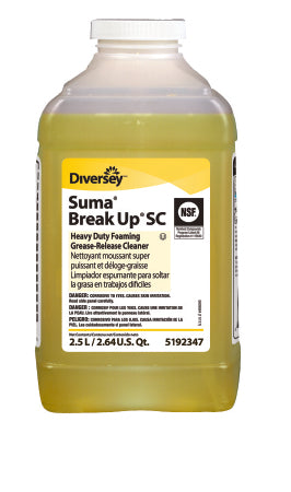 Lagasse Suma Break-Up SC Surface Cleaner / Degreaser Foaming 2.5 Liter Bottle Scented - DVS95192347
