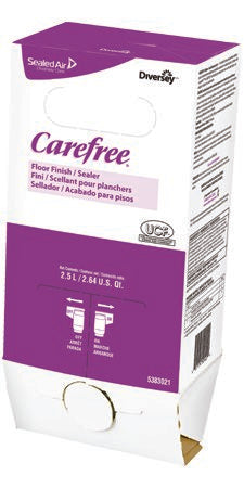 Diversey Carefree - Floor Finish Liquid 2.5 Liter Bag-in-Box Ammonia Scent - DVS5383021