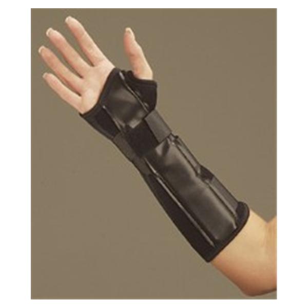 Deroyal Industries Inc Splint Wrist/Forearm Leatherette Brown Size 6" Medium Left 1/Ea - 5001-08