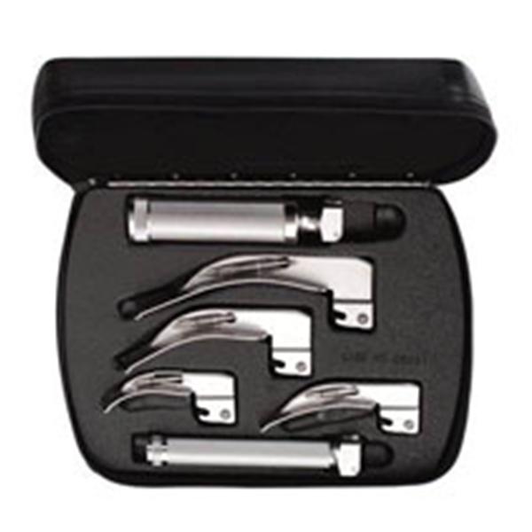 Welch-Allyn Laryngoscope Set Standard Sizes #0, #1, #2, #3, #4 Lamp At Distal Tip 1/St - 68096