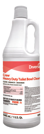 Lagasse Crew Toilet Bowl Cleaner Acid Based Liquid 32 oz. Bottle Mint Scent - DVO04560