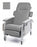 Graham-Field Lumex Clinical Care 3-Position Recliner Dove Patriot Plus Fabric Four Tente Swivel Caster, Three Locking Caster Four Tente Swivel Caster, Three Locking Caster - FR577RG8567
