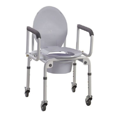 Patterson Medical Supply Drive Commode Chair drive Drop Arm Steel Frame - 81607308