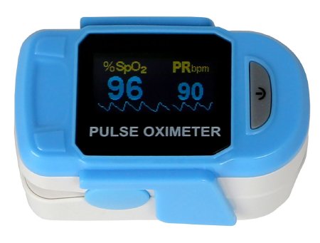 Fabrication Enterprises Baseline Fingertip Pulse Oximeter 2 AAA Batteries - 10197