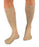 BSN Medical Jobst Compression Stockings Knee High X-Large / Full Calf Beige Closed Toe - 114634
