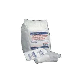 Derma Sciences Duform Conforming Bandage Polyester / Rayon 1-Ply 6 Inch X 4-1/2 Yard Roll Shape Sterile - 75206